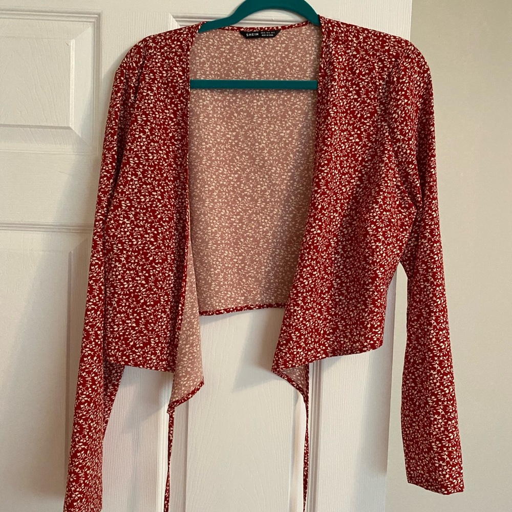 Tie Up Long Sleeve Top
